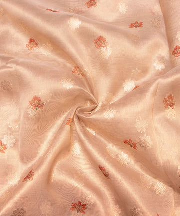 Buy Printed Tissue Silk Fabric